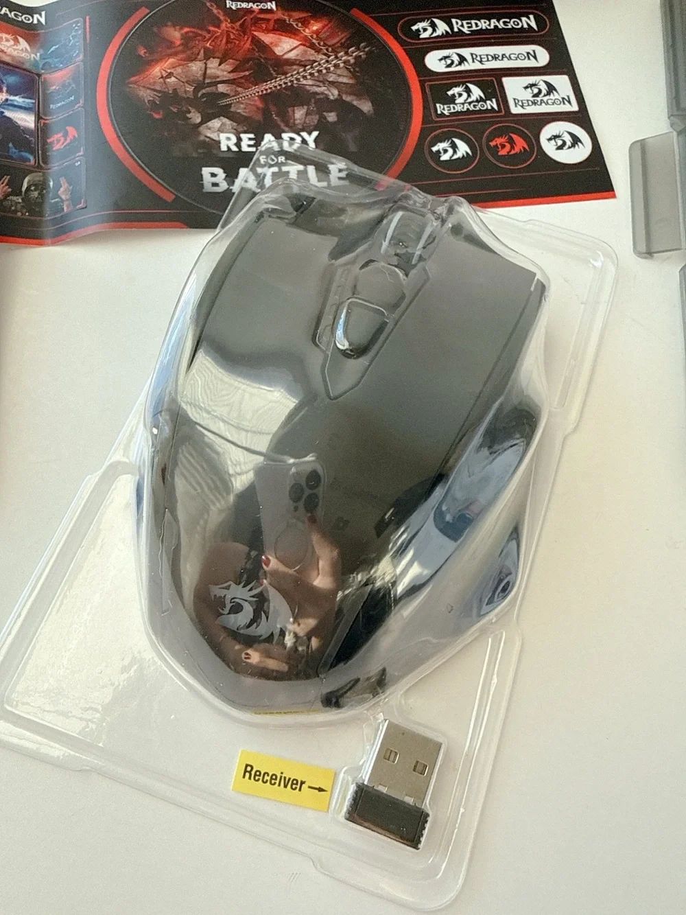 Redragon M913 Impact Elite Wireless Gaming Mouse, 16000 DPI Wired/Wireless RGB